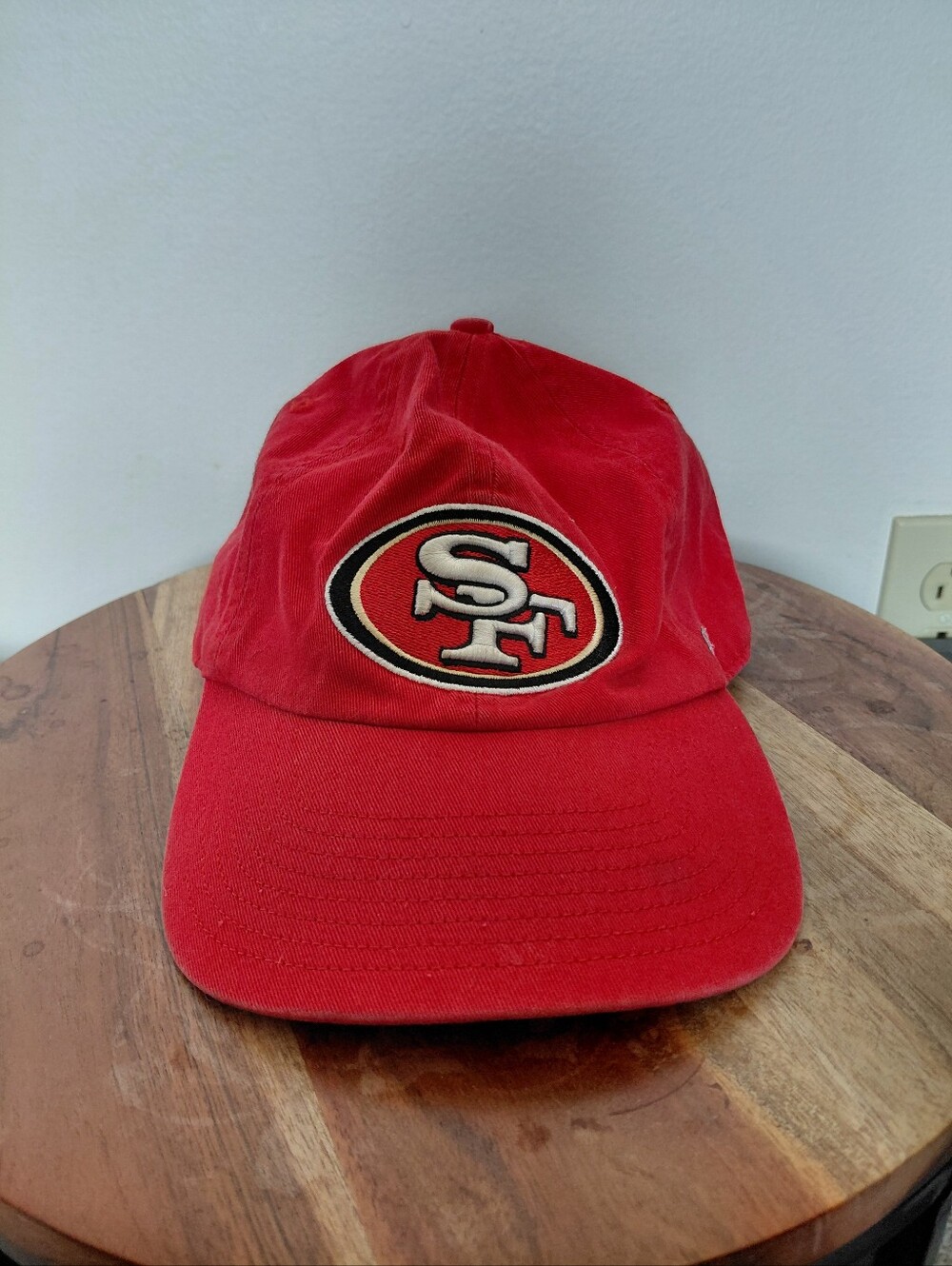 NFL x 47 Brand San Francisco 49ers Football Sports Red Hat OS